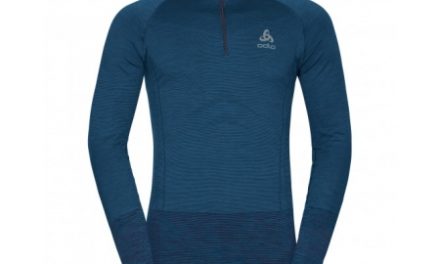 Odlo – Quagg seamless midlayer – Herre – Blå