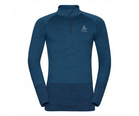 Odlo – Quagg seamless midlayer – Herre – Blå
