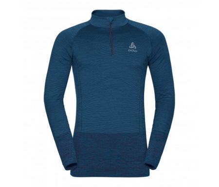 Odlo – Quagg seamless midlayer – Herre – Blå