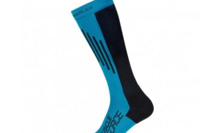 Odlo Running muscle force – Kompressionsstrømper – Unisex – Blå/sort