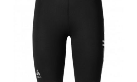 Odlo Sliq 2.0 – Korte løbetights – Dame – Sort/sølv