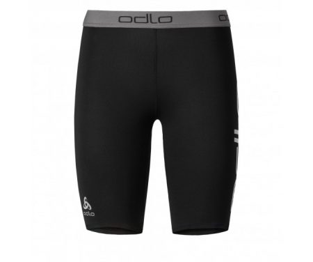 Odlo Sliq 2.0 – Korte løbetights – Dame – Sort/sølv
