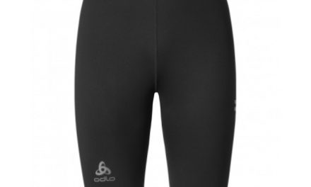 Odlo Sliq 2.0 – Korte løbetights – Sort/sølv