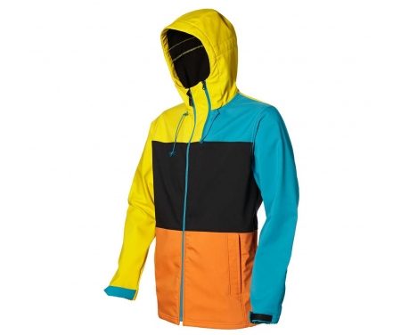 O´niell Edge HyperFleece – Softshell jakke – Blå/orange/gul – Str. L