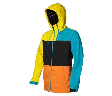 O´niell Edge HyperFleece – Softshell jakke – Blå/orange/gul – Str. L