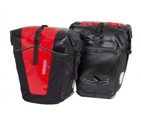 Ortlieb Back-Roller Pro Classic – 2 stk. cykeltasker – 2 x 35L Sort/rød