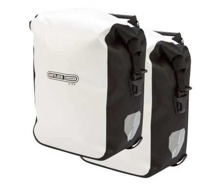 Ortlieb – Sport-Roller City – Hvid/Sort 2 x 12,5 liter