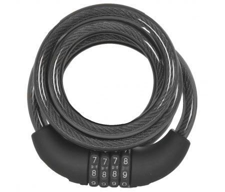 OXC Kabellås – 10mm x 1500mm – Med 4 ciffer kode