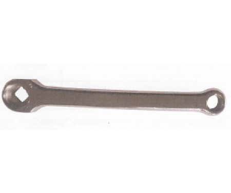 Pedalarm til venstre side chrom stål 170 mm lang
