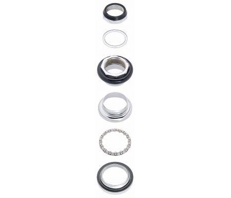 Point headset med gevind 1 1/8" – ATB/MTB – Sort