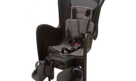 Polisport Bilby CFS – Cykelstol – Bagagebærermontering – Sort/grå