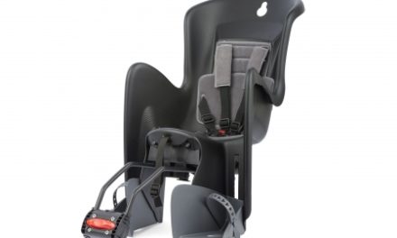 Polisport Bilby RS- Cykelstol – Tilt ryglæn – Stelmontering – Sort/Grå