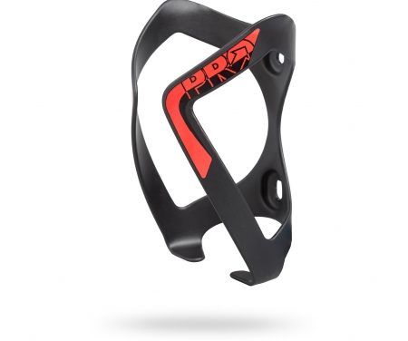 PRO – Flaskeholder i Aluminium – Rød/Sort