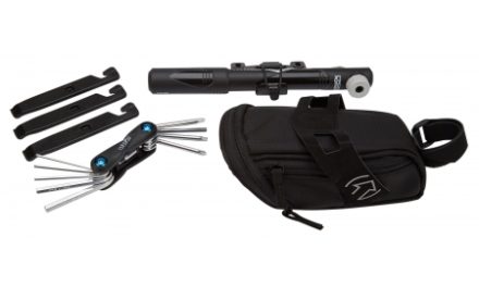 PRO Kombipakke – Sadeltaske med pumpe, miniværktøj og dækjern