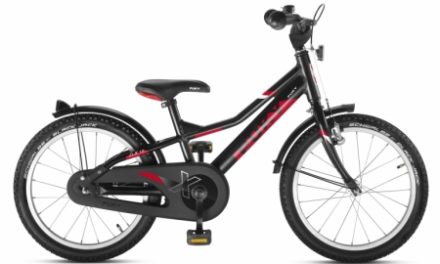 Puky – Børnecykel ZLX Alu 18" – Sort/rød