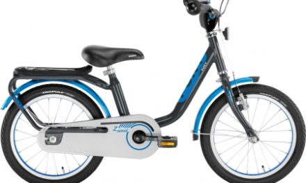 Puky – Drengecykel – Z 6 Edition 16" i stål – Grå/sort/blå