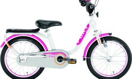 Puky – Pigecykel – Z 6 Edition 16" i stål – Hvid/pink