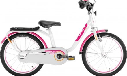Puky – Pigecykel – Z 8 Edition 18" i stål – Hvid/pink
