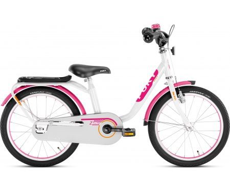 Puky – Pigecykel – Z 8 Edition 18" i stål – Hvid/pink