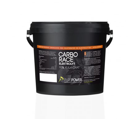 PurePower Carbo Race – Elektrolyt energidrik – Appelsin 3 kg