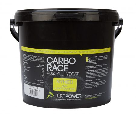 PurePower Carbo Race Elektrolyt – Energidrik – Citrus – 3 kg