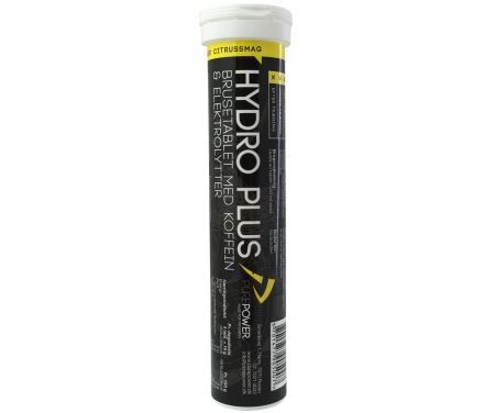 PurePower Hydro Plus – Citrus – Koffein tabs – 1×20 stk