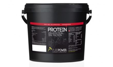PurePower Proteinpulver -Valleproteindrik – Jordbær 3 kg