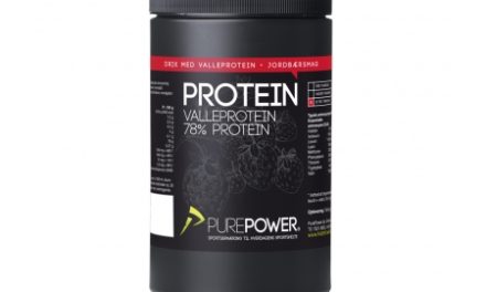PurePower Proteinpulver – Valleproteindrik – Jordbær 325 gram