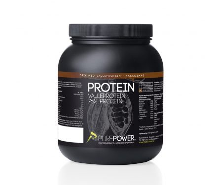 PurePower Proteinpulver -Valleproteindrik – Kakao 1 kg