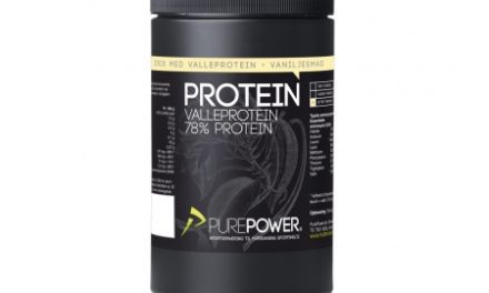 PurePower Proteinpulver – Valleproteindrik – Vanilje 325 gram