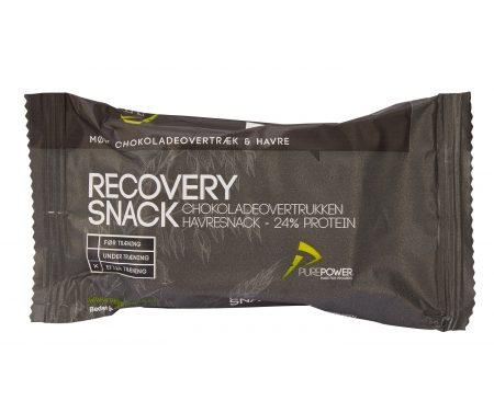 PurePower Recovery Snack – Havre med chokolade overtræk – 60 gram