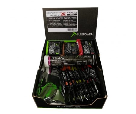 PurePower Xterra – Prøvepakke – 24 Energiprodukter