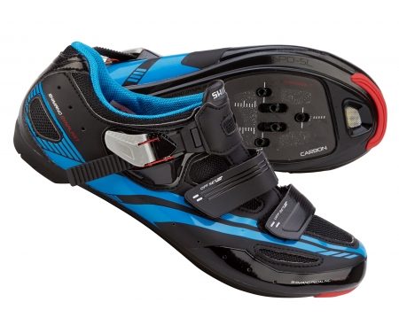 Racersko/spinningsko Shimano Classic Performance SH-R107 Sort/Blå