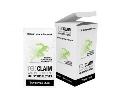 Re:claim Washing Detergent Travel Pack – Rejsepakke med 7×25 ml vaskemiddel