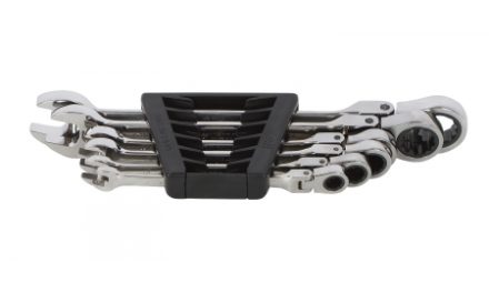 Ringgaffelnøglesæt Würth 8-19 mm 6 dele med Skraldefunktion