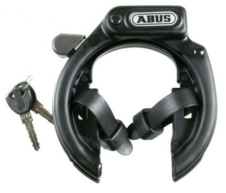 Ringlås Abus 485 Amparo CL sort med strips