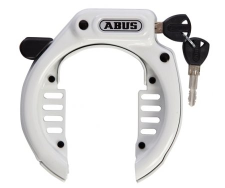 Ringlås Abus 485 Amparo LH med slidser Hvid