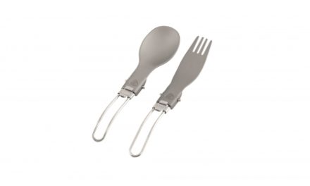 Robens Folding Alloy Cutlery Set – Foldbart Bestiksæt – Grå