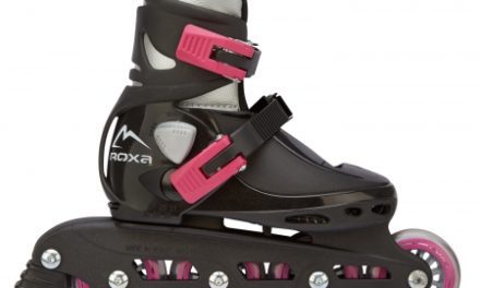 Roxa Bettle Jet – Rulleskøjter til børn – Sort/Pink