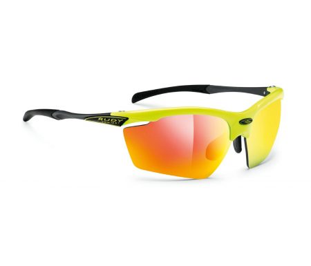 Rudy Project Agon – Løbe- og cykelbrille – Multilaser Orange linser – Yellow Fluo