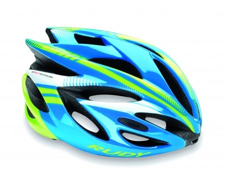 Rudy Project Rush – Cykelhjelm – Azurblå/Lime