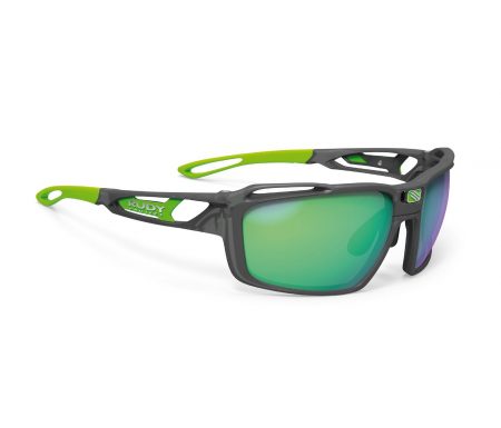 Rudy Project Sintryx – Løbe- og cykelbrille – HDR Multilaser grøn – Ice Graphite Mat
