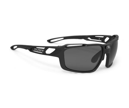 Rudy Project Sintryx – Løbe- og cykelbrille – Smoke linser – Mat Sort
