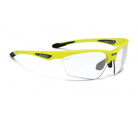 Rudy Project Stratofly – Løbe- og cykelbrille – Photoclear linser – Fluo Gul