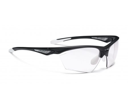 Rudy Project Stratofly – Løbe- og cykelbrille – Photoclear linser – Sort Gloss