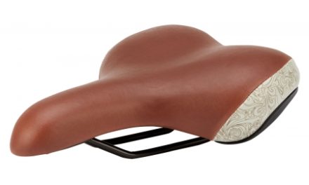 Sadel Retro Flowerprint brun