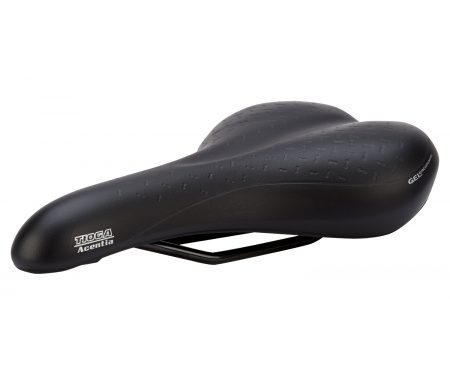 Sadel Tioga model Fortis Sort med gel