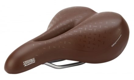 Sadel Tioga model Geminus Aura Brun med gel