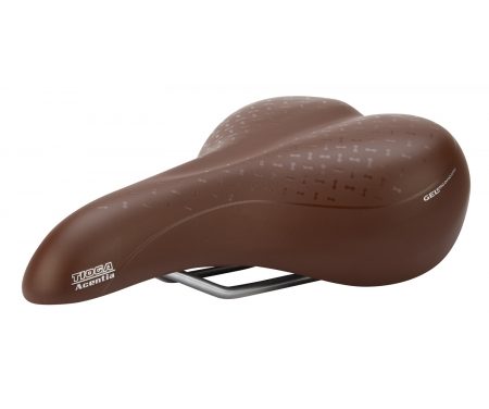 Sadel Tioga model Geminus Brun med gel