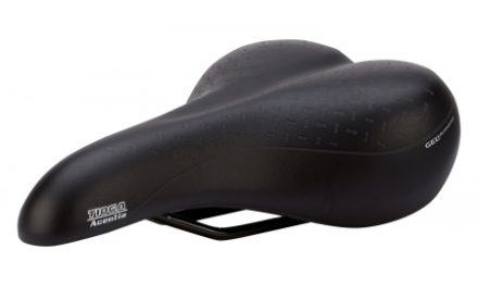 Sadel Tioga model Geminus Sort med gel